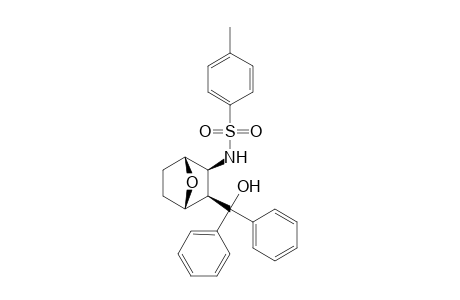 4-Methyl-N-[(1S,2R,3S,4R)-2-[oxidanyl(diphenyl)methyl]-7-oxabicyclo[2.2.1]heptan-3-yl]benzenesulfonamide