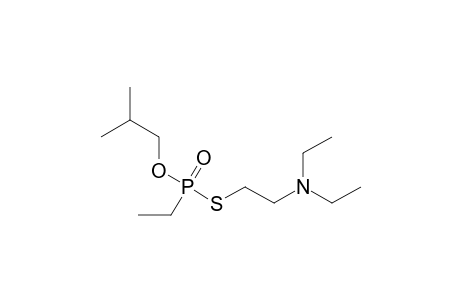 o-(iso-Butyl) S-(2-diethylaminoethyl) ethylphosphonothiolate