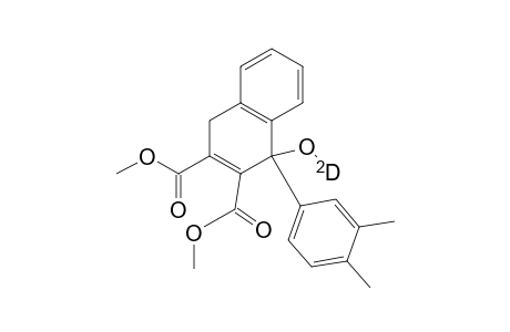1,4-Dihydro-1-(3',4'-dimethylphenyl)-1-deuterioxy-2,3-dimethoxycarbonylnaphthalene