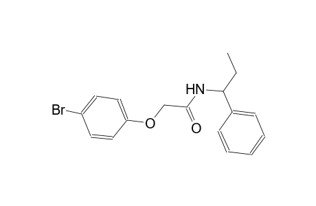 2-(4-bromophenoxy)-N-(1-phenylpropyl)acetamide