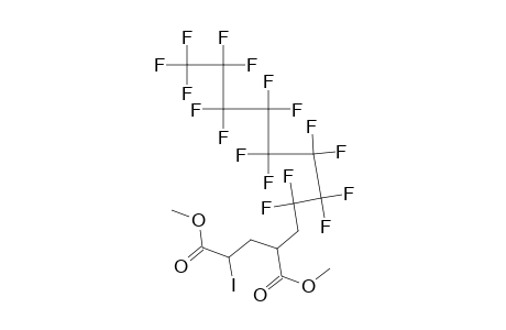 2-(2,2,3,3,4,4,5,5,6,6,7,7,8,8,9,9,9-heptadecafluorononyl)-4-iodo-glutaric acid dimethyl ester