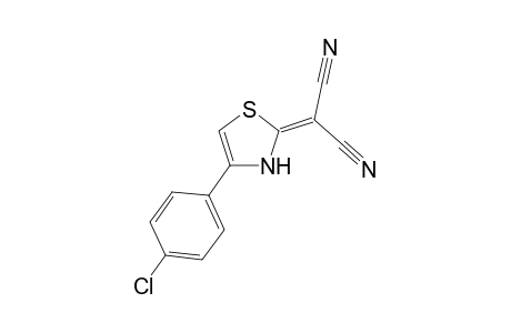 2-(4-(4-Chlorophenyl)thiazol-2(3H)-ylidene)malononitrile