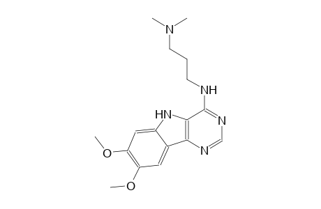 N~1~-(7,8-dimethoxy-5H-pyrimido[5,4-b]indol-4-yl)-N~3~,N~3~-dimethyl-1,3-propanediamine