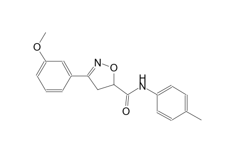 5-isoxazolecarboxamide, 4,5-dihydro-3-(3-methoxyphenyl)-N-(4-methylphenyl)-