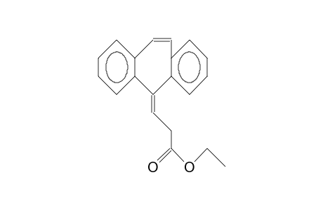 5H-Dibenzo(A,D)cyclohepten-5-ethylidenecarboxylic acid, ethyl ester