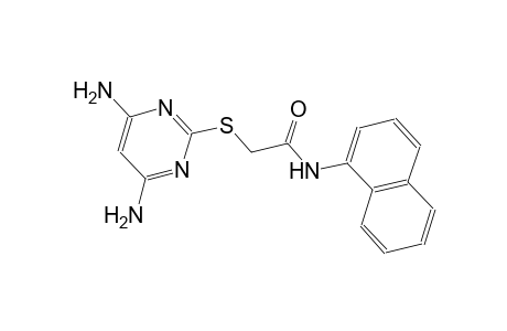 2-[(4,6-diamino-2-pyrimidinyl)sulfanyl]-N-(1-naphthyl)acetamide
