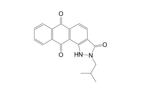 2-isobutyl-1H-naphtho[2,3-g]indazole-3,6,11(2H)-trione