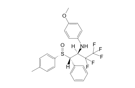 (1S,2S,Rs)-n-4,4,4,3,3-Pentafluoro-2-(N-p-methoxyphenyl)amino-1-phenylpropyl p-tolyl sulfoxide