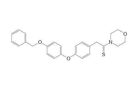 2-[4'-(p-Benzyloxyphenoxy)phenyl]-1-morpholin-4-yl-Ethanethione