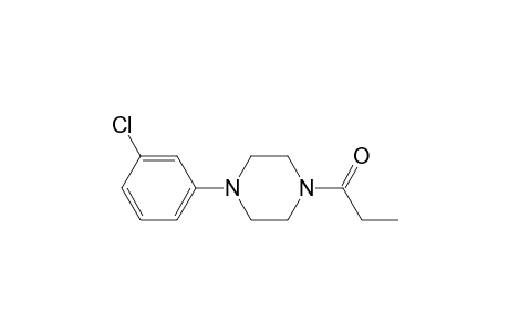 1-(3-Chlorophenyl)-4-propionylpiperazine hydrochloride-