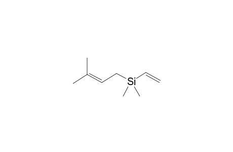 Dimethyl(3-methylbut-2-en-1-yl)vinylsilane