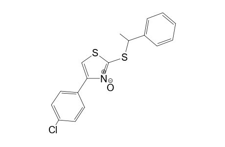 4-(4-Chlorophenyl)-3-oxidanidyl-2-(1-phenylethylsulfanyl)-1,3-thiazol-3-ium