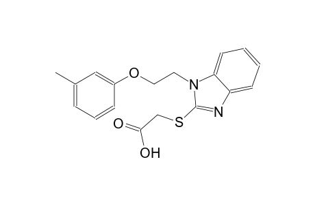 acetic acid, [[1-[2-(3-methylphenoxy)ethyl]-1H-benzimidazol-2-yl]thio]-