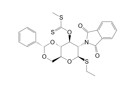 ETHYL-4,6-O-BENZYLIDENE-2-DEOXY-3-O-[METHYL-THIO-(THIOCARBONYL)]-2-PHTHALIMIDO-1-THIO-BETA-D-GLUCOPYRANOSIDE