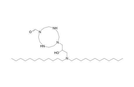1-Formyl-7-[2-hydroxy-3-(N,N-didodecylamino)propyl]-1,4,7,10-tetraazacyclododecane