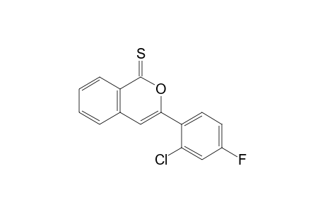 3-(2-Chloro-4-fluorophenyl)-1H-isochromene-1-thione