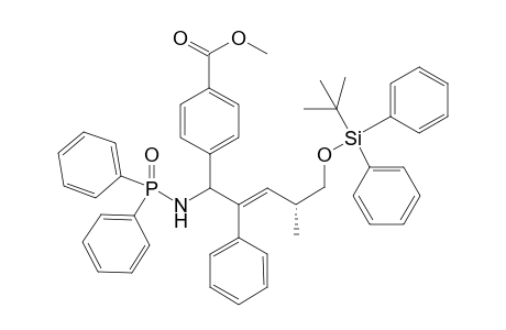 N-[5-(tert-Butyldiphenylsilanyloxy)-2-phenyl-(4R)-methyl-(1SR)-(methyl-4-formylbenzoic)pent-(2E)-enyl]-P,P-diphenylphosphinamide