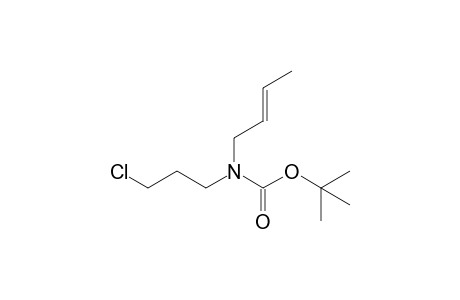 N-[(E)-but-2-enyl]-N-(3-chloropropyl)carbamic acid tert-butyl ester