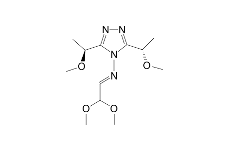 N-[(1E)-2,2-dimethoxyethylidene]-3,5-bis[(1S)-1-methoxyethyl]-4H-1,2,4-triazol-4-amine