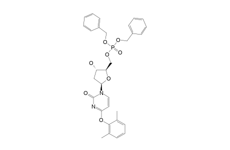 DIBENZYL-(4-O-(2,6-DIMETHYLPHENYL)-2'-DEOXYURIDIN-5'-YL)-PHOSPHATE