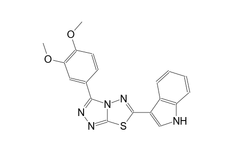 1H-indole, 3-[3-(3,4-dimethoxyphenyl)[1,2,4]triazolo[3,4-b][1,3,4]thiadiazol-6-yl]-