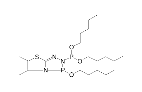2-(DIPENTYLOXYPHOSPHINO)-3-PENTYLOXY-5,6-DIMETHYLTHIAZOLO[2,3-D]-1,2-DIHYDRO-1,2,4,3-TRIAZAPHOSPHOLE