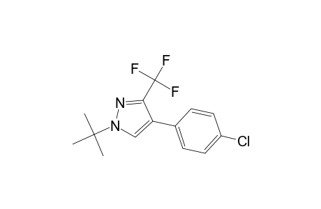 1-tert-Butyl-4-(4-chlorophenyl)-3-(trifluoromethyl)pyrazole
