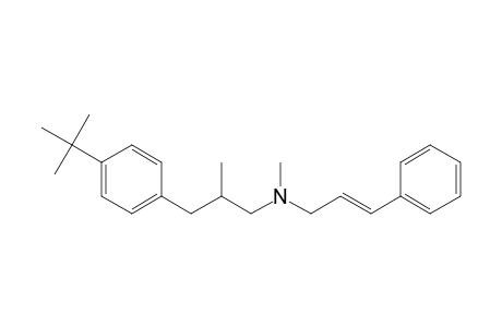 Benzenepropanamine, 4-(1,1-dimethylethyl)-N,beta-dimethyl-N-(3-phenyl-2-propenyl)-