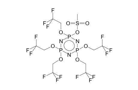 2,4,4,6,6-PENTAKIS(2,2,2-TRIFLUOROETHOXY)-2-METHYLSULPHONYLOXYCYCLOTRIPHOSPHAZENE