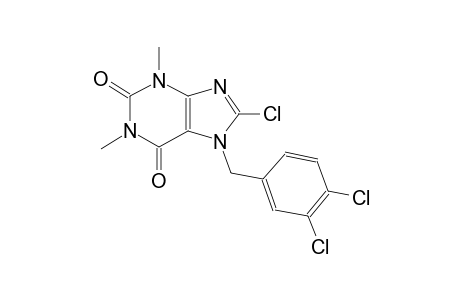 8-chloro-7-(3,4-dichlorobenzyl)-1,3-dimethyl-3,7-dihydro-1H-purine-2,6-dione