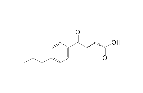 3-(p-propylbenzoyl)acrylic acid