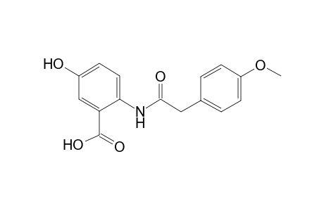 5-Hydroxy-2-([(4-methoxyphenyl)acetyl]amino)benzoic acid