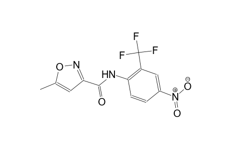 5-methyl-N-[4-nitro-2-(trifluoromethyl)phenyl]-3-isoxazolecarboxamide