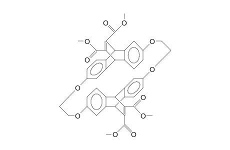 Bis(DL-9,10-dihydro-11,12-dicarbomethoxy-etheno-anthracene-2,6-diyl) bis(1,3-propanedioxy) cycle