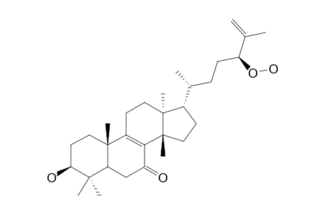 (+)-(24-S),24-HYDROPEROXYEUPHA-8,25-DIEN-3-BETA-OL-7-ONE