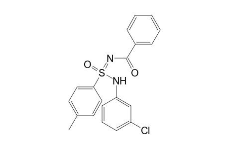 N-(Benzoyl)-4-toluenesulfonimid-N'-(3-chlorophenyl)amide