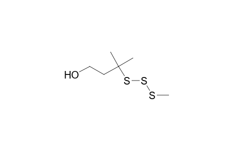 3,3-Dimethyl-4,5,6-trithiaheptan-1-ol