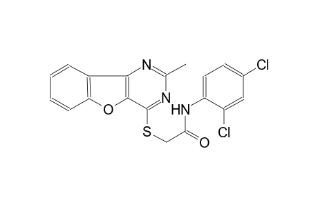 N-(2,4-dichlorophenyl)-2-[(2-methyl[1]benzofuro[3,2-d]pyrimidin-4-yl)sulfanyl]acetamide
