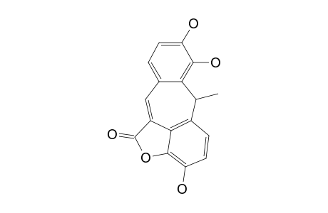 1,2,6,7-TETRAHYDROXY-5H-DIBENZO-[A,D]-CYCLOHEPTENE-5-METHYL-11-CARBOXYLIC-ACID
