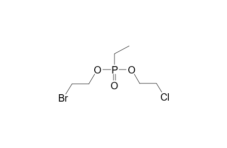 O-(2-BROMOETHYL)-O-(2-CHLOROETHYL)ETHYLPHOSPHONATE