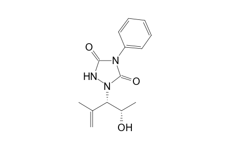 (2S*,3S*)-4-Methyl-3-(4'-phenyl-1',2',4'-triazolidine-3',5'-dion-1'-yl)-4-penten-2-ol
