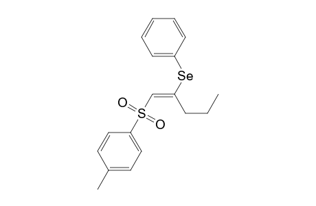 (E)-2-(Phenylseleno)-1-(p-toluenesulfonyl)-1-pentene