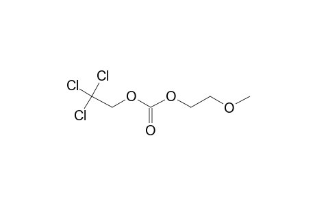 Carbonic acid, 2-methoxyethyl 2,2,2-trichloroethyl ester