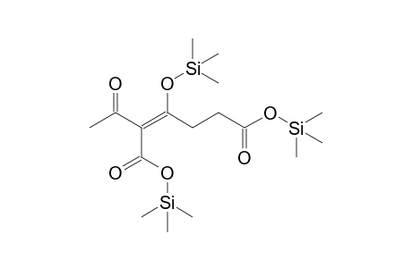 5-Carboxy-4,6-diketoheptanoate, tris(O-trimethylsilyl)