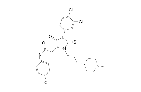 4-imidazolidineacetamide, N-(4-chlorophenyl)-1-(3,4-dichlorophenyl)-3-[3-(4-methyl-1-piperazinyl)propyl]-5-oxo-2-thioxo-