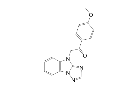 ethanone, 1-(4-methoxyphenyl)-2-(4H-[1,2,4]triazolo[1,5-a]benzimidazol-4-yl)-