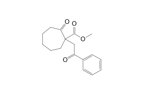 2-keto-1-phenacyl-cycloheptanecarboxylic acid methyl ester