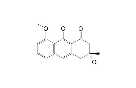 R-ALOECHRYSONE;3,4-DIHYDRO-3,9-DIHYDROXY-8-METHOXY-3-METHYL-1(2H)-ANTHRACENONE