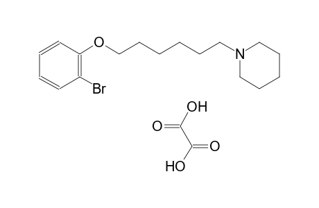 1-[6-(2-bromophenoxy)hexyl]piperidine oxalate