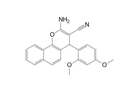 2-Amino-4-(2,4-dimethoxyphenyl)-4H-benzo[h]chromene-3-carbonitrile